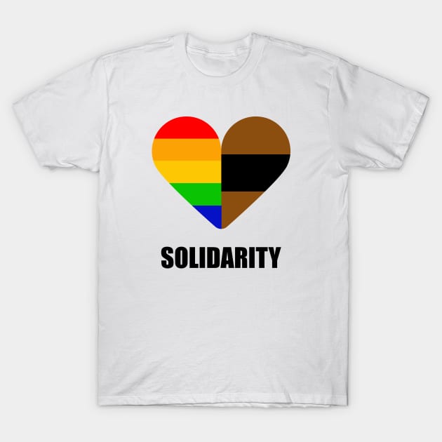 BLM LGBT+ Solidarity Heart 2020 T-Shirt by StandProud